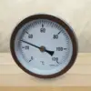Metal Thermometer 0-120 Degree Temperature Range Stainless Steel Dial Thermometer for Outdoor Stoves Grill Oven Heating Systems 1