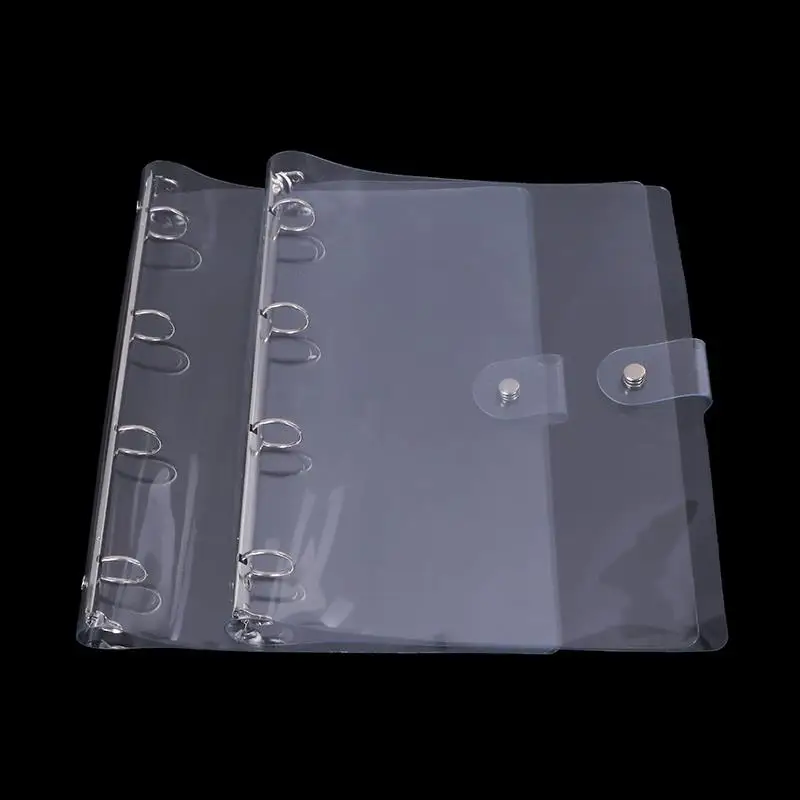 Transparent Color Plastic Clip File Folder A4 Notebook Loose