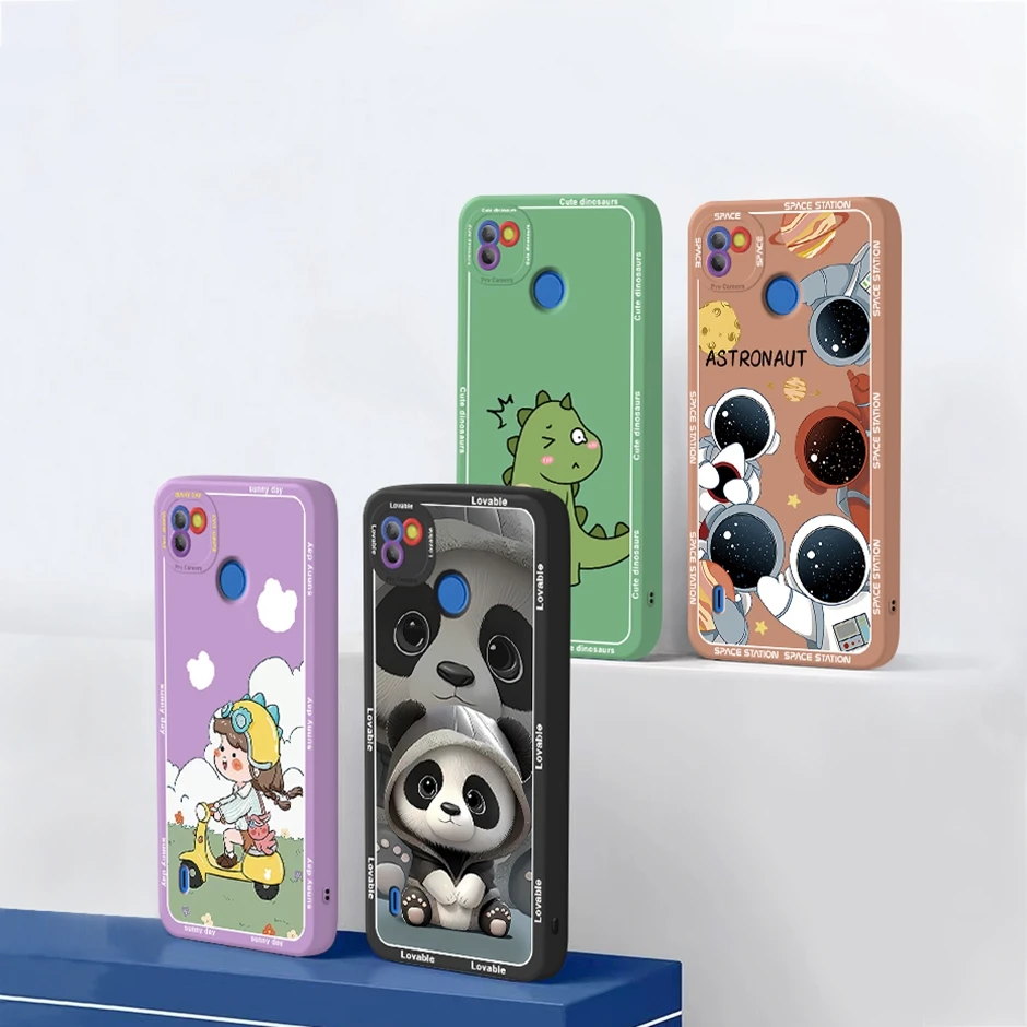 Per Tecno Pop 4 Lte Custodia Per Telefono Cover Per Smartphone Con Bordo Dritto Per Tecno Pop 4 Air 4Air Bc1 Custodia Pop 4Lte Bc1S Paraurti Funda