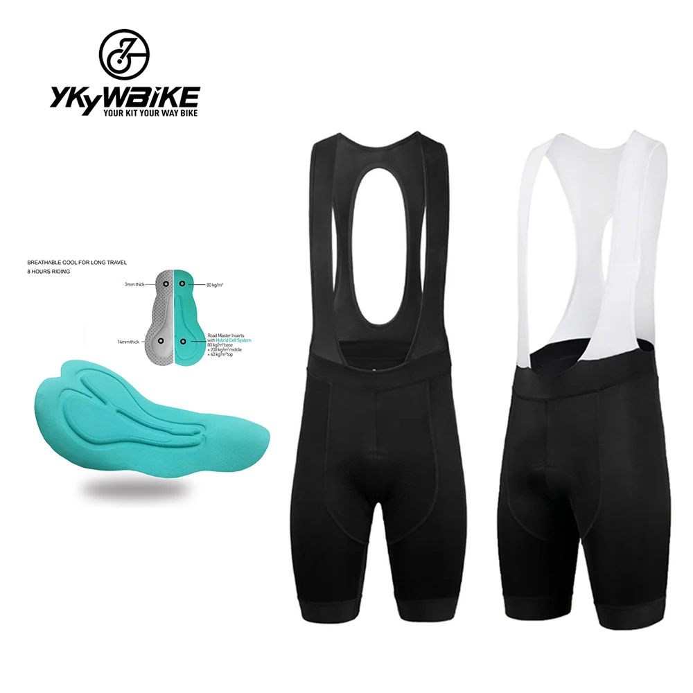 Cycling Bib Shorts Men's 3D Pad Shockproof Bicycle Road Cycling Clothing Breathable 7-8 Hours Ride MTB Short