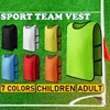 Adult/Kid Team Sports Football Vest Training Soccer Basketball Game Tournament Competition Group Shirt Jersey 2