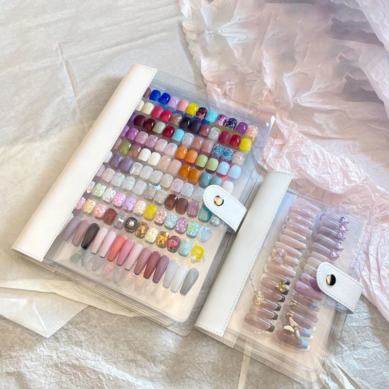 네일 아트 조각 보관 도서 용량 전시 사진 앨범 카드 클립 디스플레이 보드, DIY 간단한 앨범 보관 도서