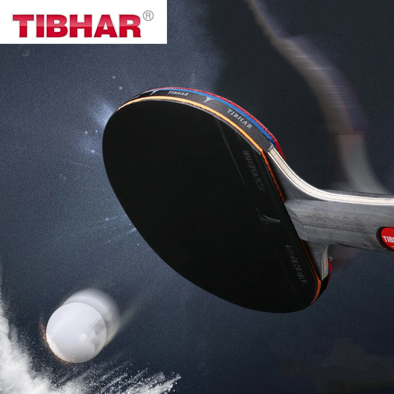 TIBHAR Table Tennis Racket Pimples-in Ping Pong Rackets Blade 6/7/8/9 Stars With Bag Paddle Bat table tennis racket film