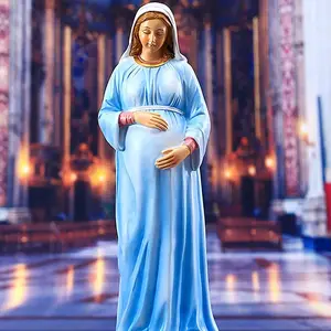 Jolie Figurine blanche d'ange, Statue de la famille, saint jésus,  marie-marie, pour bureau, Sculpture - AliExpress