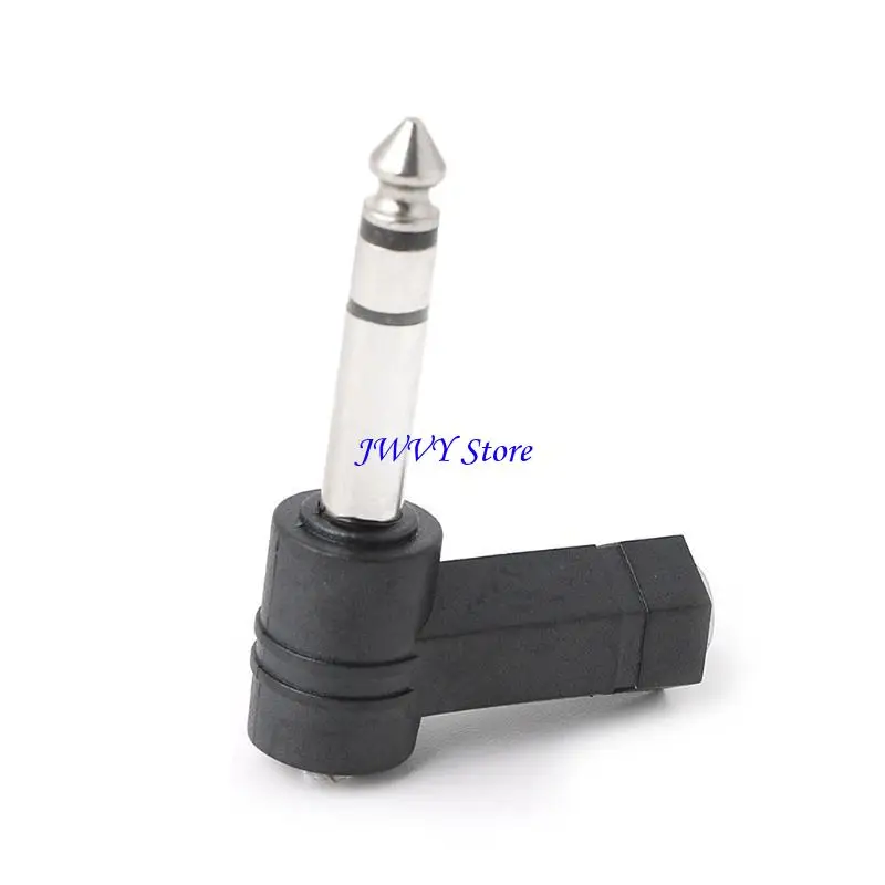 Right Angled 3.5mm to 6.35mm Headphone Adapter Plug