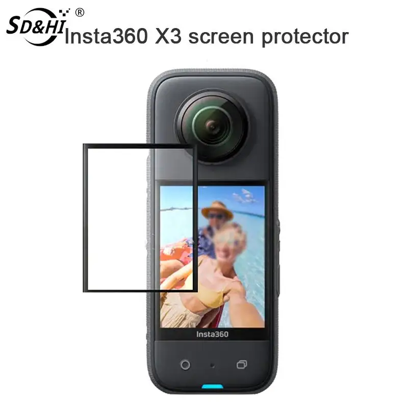 파노라마 카메라 보호 안티 스크래치 필름, 액션 카메라 액세서리, Insta360 X3 액션 카메라 필름용 화면 보호기, 3 개