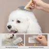 Metal Pet Hair Remover Comb Pet Massage Durable Dog Brush Ergonomic Handle Slicker Brush for Cats Hair Knot Opening 3