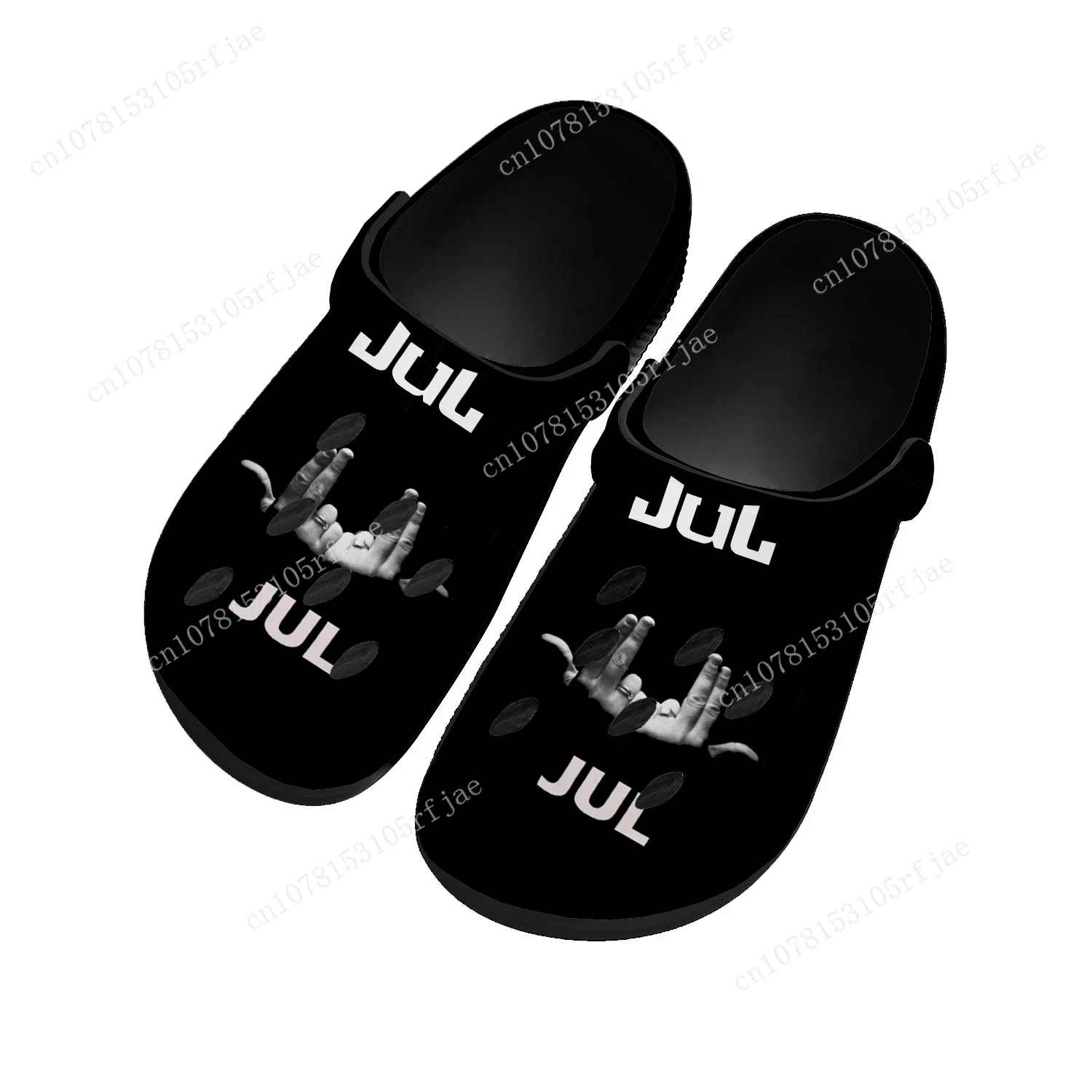 Popular Rapper JuL Home Clogs Mens Womens Youth Boys Girls Sandals Shoes Garden Bespoke Custom Water Shoes Beach Hole Slippers