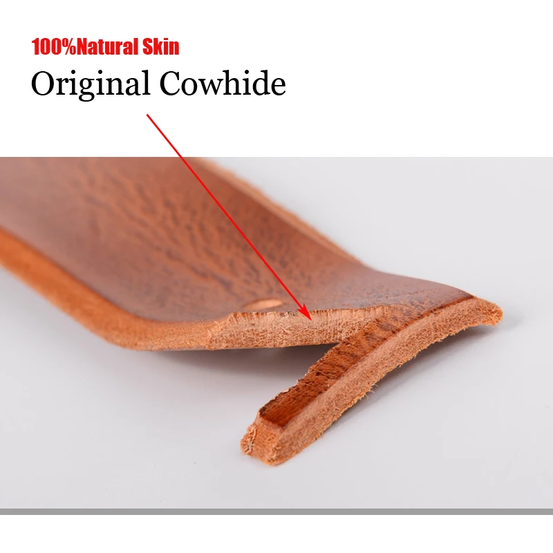 Men Cowhide Belt Copper Buckle 3.7CM