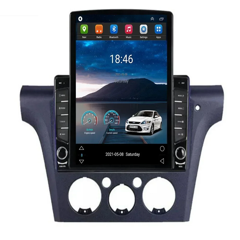 

Автомагнитола Tesla Style 2 Din Android 13 для Mitsubishi Outlander 1 2002 - 2008 RHD мультимедийный видеоплеер GPS стерео Carplay