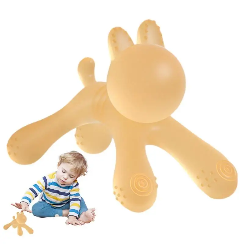 

Silicone Teethers For Babies Multi-bite Kids Teethers 3-12 Months Silicone Kids Teething Toys For Soothe Emotions Relieve