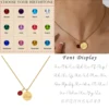 Collier de pierre de naissance personnalisé pour femmes, meilleurs bijoux de noël personnalisés pour mère, cadeau, nom personnalisé pour maman