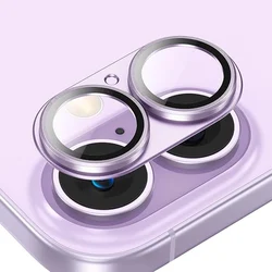 Premium Camera Lens Protector - Metal Alloy & Tempered Glass Cover, 6.3 - Inch - iPhone 17 (PURPLE)