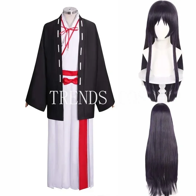 

Anime Jigokuraku Aza Toma Cosplay Costume Toma Kimono Aza Choubei Outfits Costume Wig for Halloween Comic Con Hell Paradis