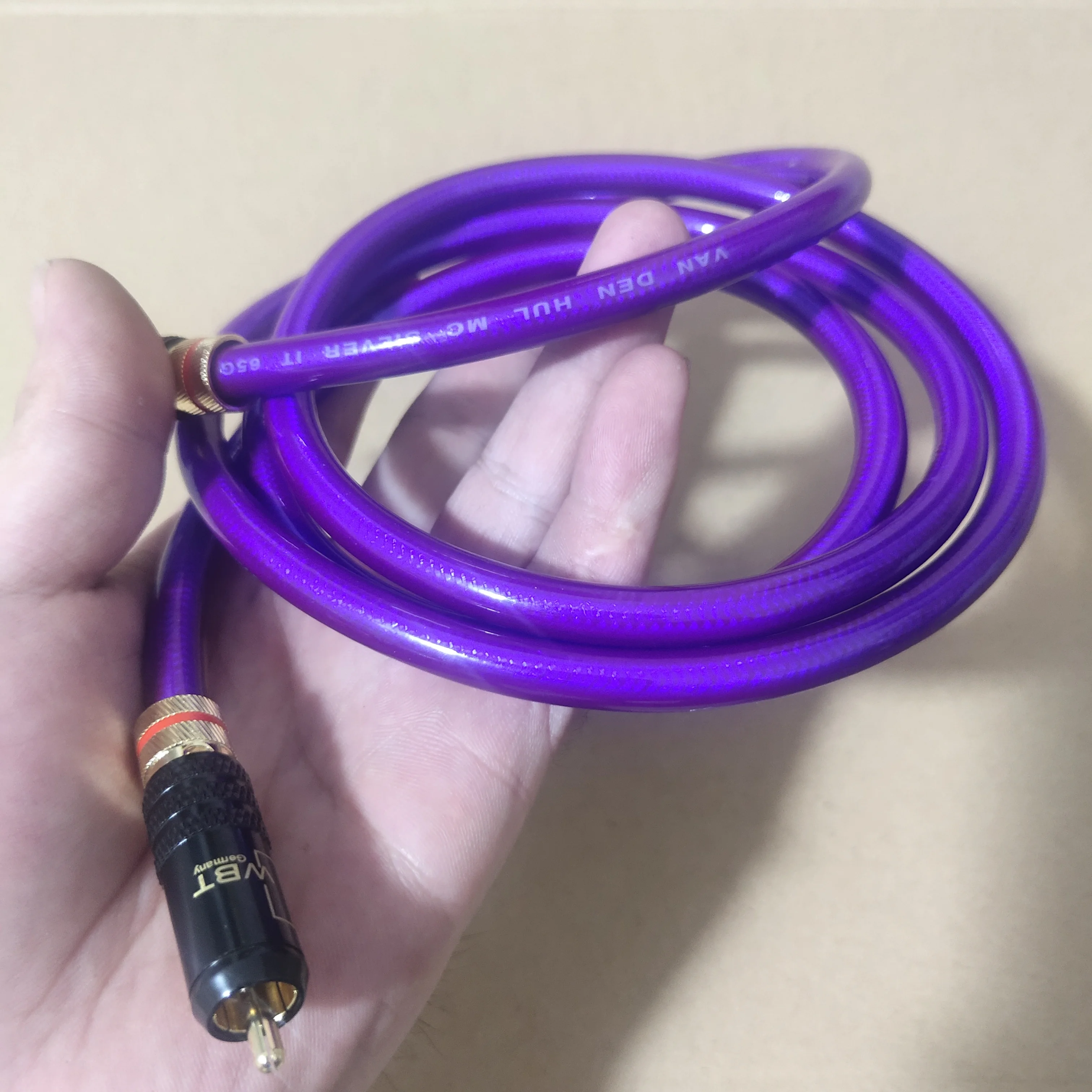 Holland Van Den Hul Vdh 75digital Cabo Coaxial Digital Dac Spdif Prata Cabo Decodificador Rca Linha Fio de Áudio Estéreo com Plugue Wbt0144 - Image 6