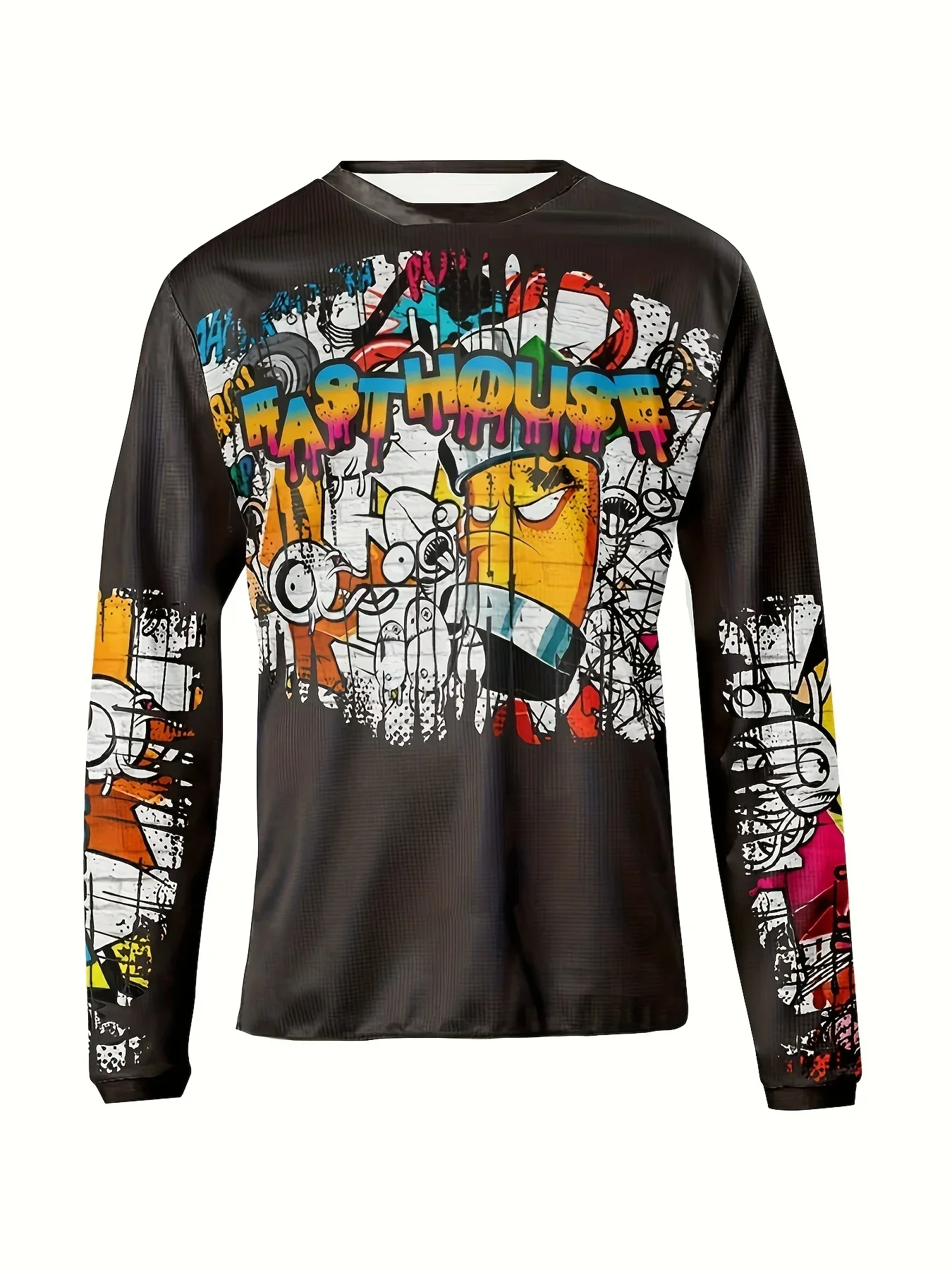 thumbnail image 1 of Maillot de ciclismo de manga larga para hombre, para deportes de montaña, ciclismo, carreras, todoterreno, MOTO, 1 of 5