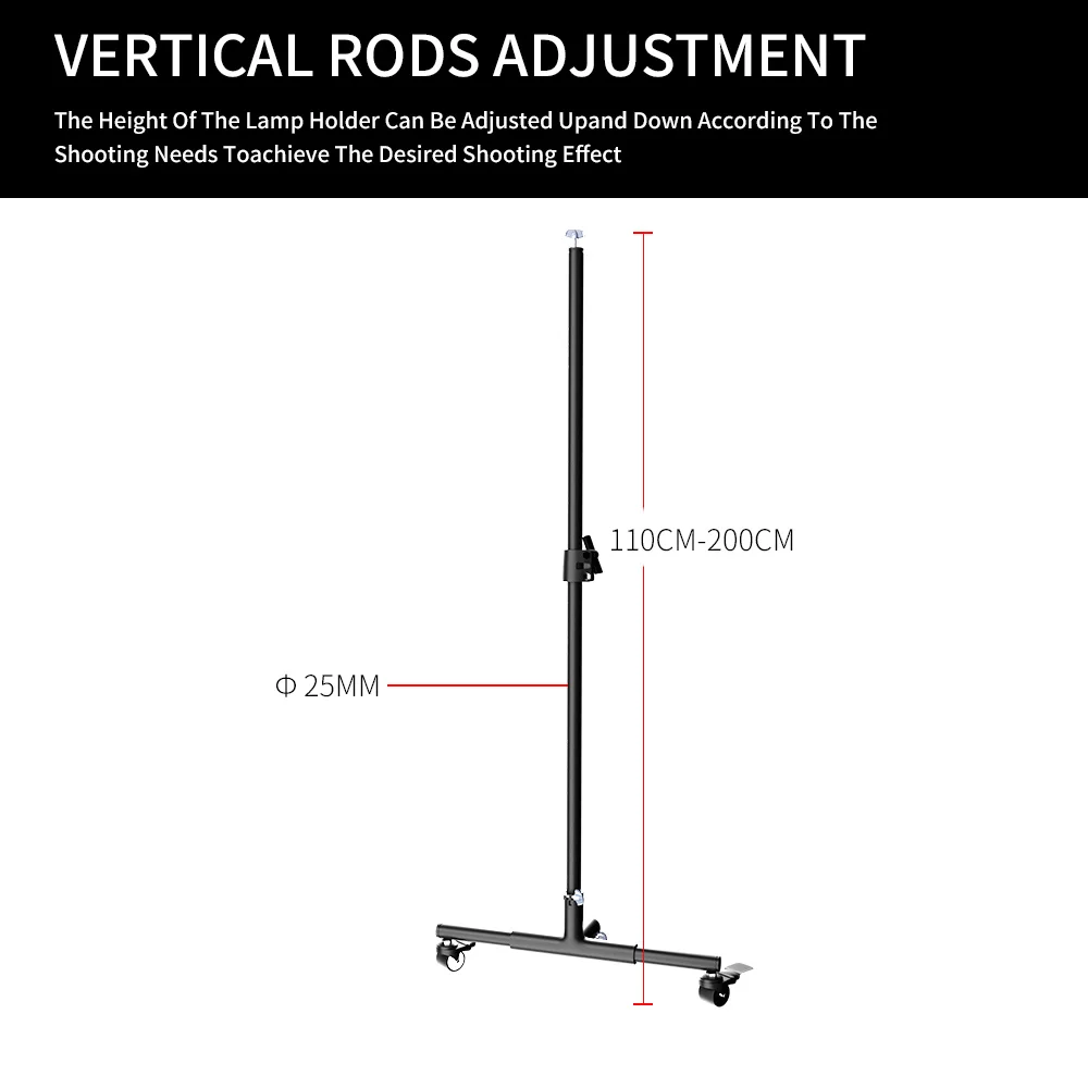 Arrière-plan mobile pour studio photo, avec roues de 2x2m et 2x3m, système de support professionnel, kit recommandé par la Sœur