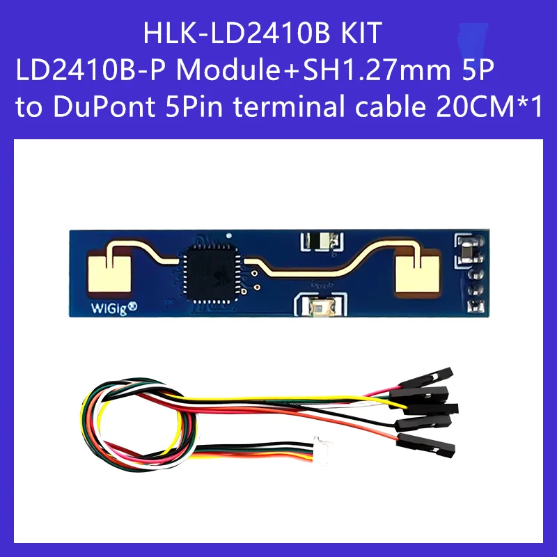 Hilink Hot 24G Human Presence Radar Module Kit LD2410 High Sensitive Respiration and Heartbeat Monitoring Induction Smart Sensor 5
