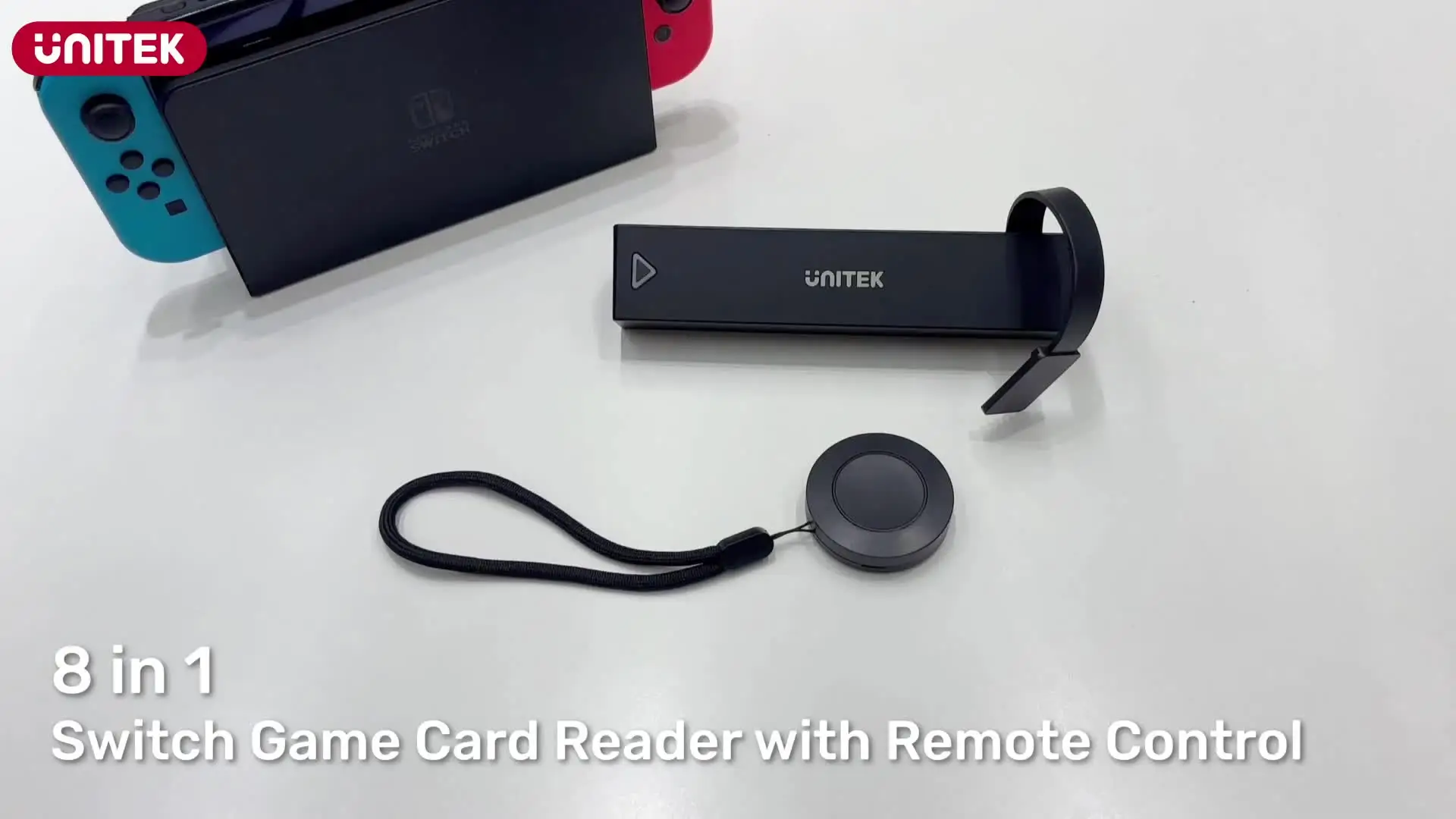 Unitek Switch Game Card Reader with Wireless Wireless Remote