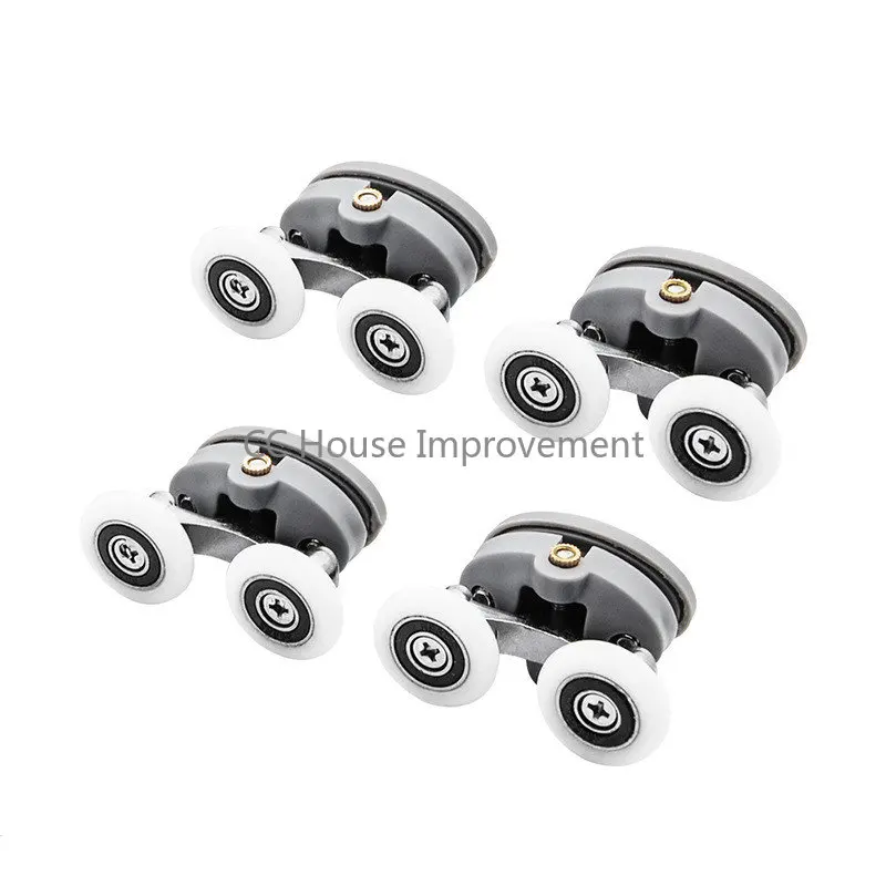 Shower Room Accessories Twin Shower Door Rollers/Runners Wheels Shower Room Pulley