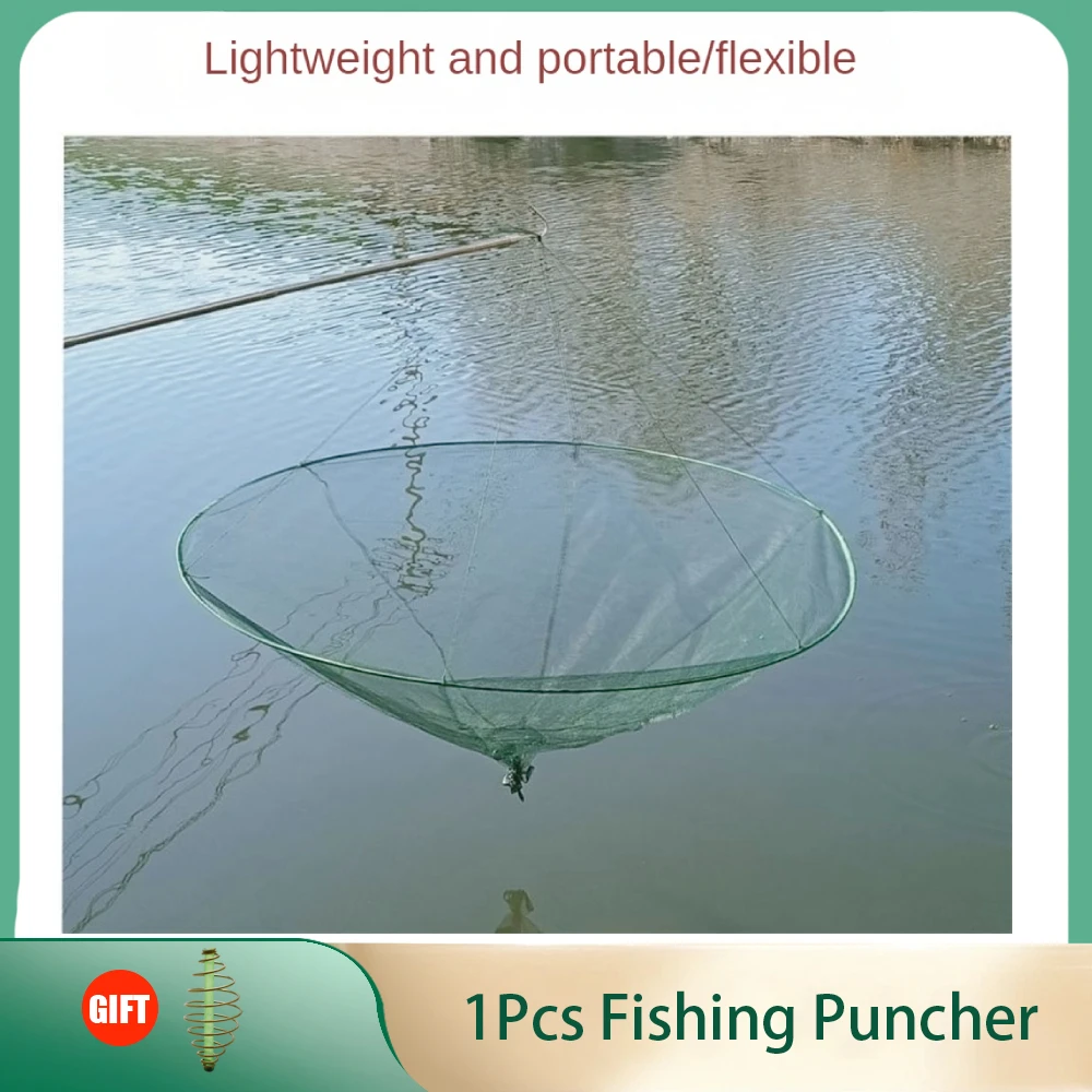 Drop Fishing Landing Net Crayfish Shrimp Catcher Tank Casting Network Mesh For Fish Eels Trap Cage Prawn Bait Crab Netting Small fishing traps,crayfish catcher,fishing landing net,fishing net,crab traps