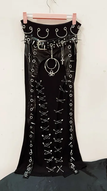 Metal Pendant Long Skirt 2