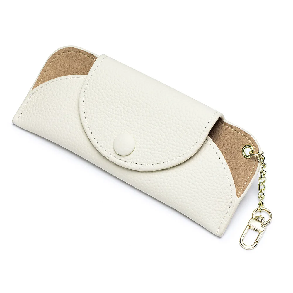 Sac à Lunettes Étui à lunettes en cuir véritable, étui for hommes et femmes, support de rangement for lunettes de soleil, pochette Ultra-mince, boîte de protection for lunettes Sacs De Lunettes De