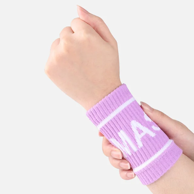 1 Pair Elastic Sport Wristband Basketball Volleyball Wrist Guard Golf Tennis Sweatband Wrist Band Fashion Colorful Wrist Support 3