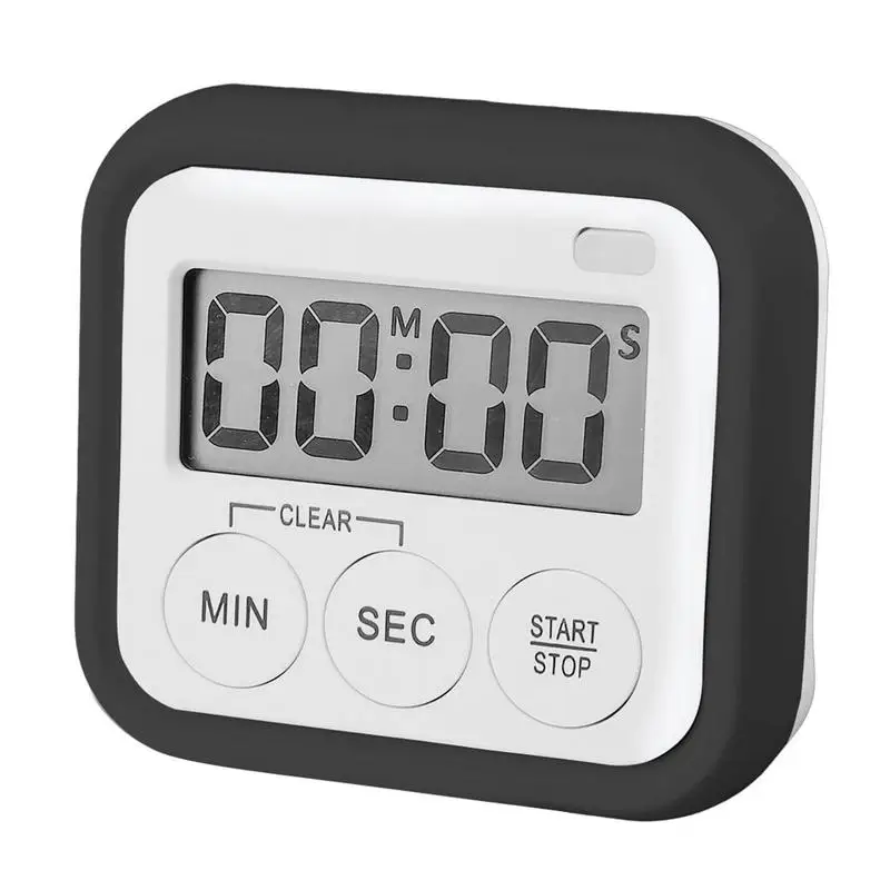 

Digital Kitchen Timer Egg Timer Quick-Set Buttons Mute Function ON/Off Switch Magnetic Cute LCD Screen Countdown Timer