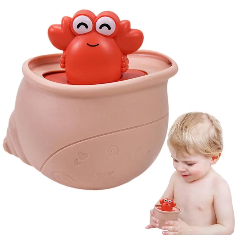 Новая летняя Ванная комната Душ симпатичный Краб распылитель воды спринклер для игры водная Ванна игрушки для детей Подарки