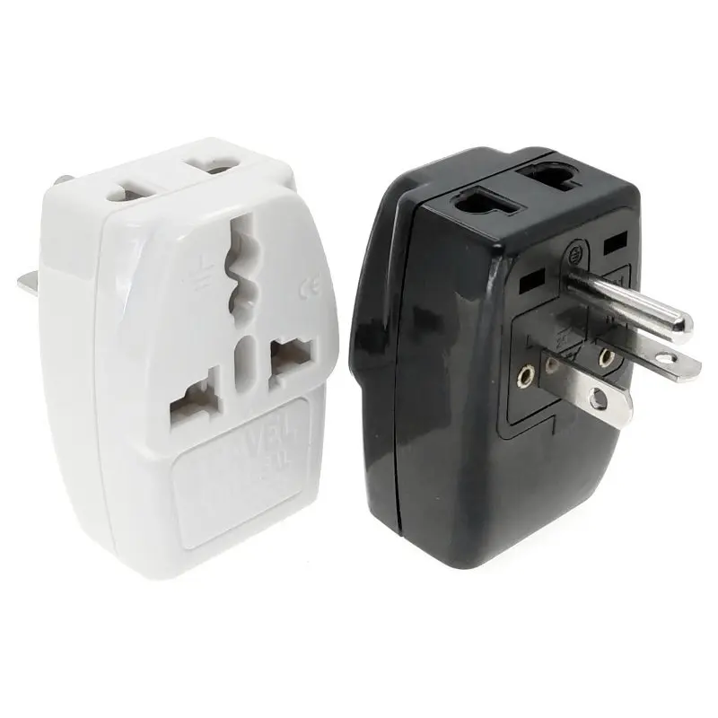Saudi Arabia US NEMA 620P 3 Way Multi Outlet Electrical Plug Adapter AC110250V 10A
