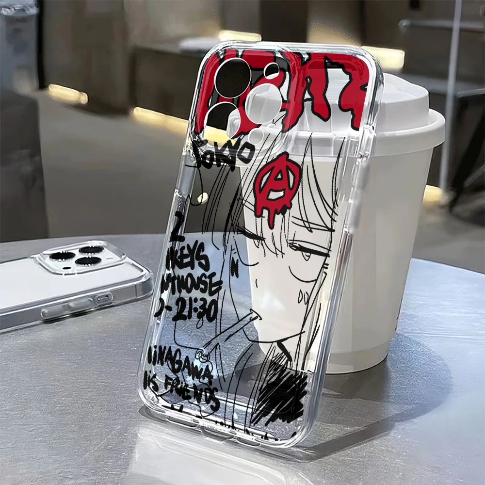 Elegant Komatsu Oosaki Nana Clear Soft Phone Case
