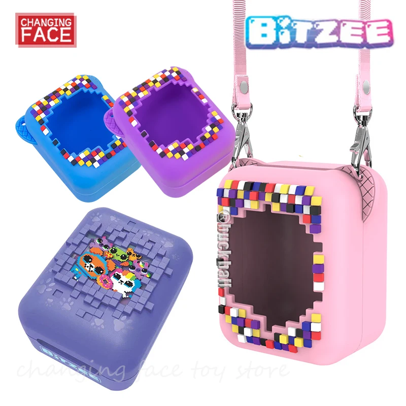 

Bitzee чехол мягкий силиконовый интерактивный Bitzee цифровая игрушка для домашних животных противоударный защитный чехол с ремешком защита от падения