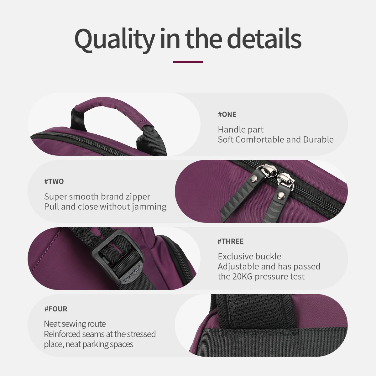 Tigernu New Women Casual Backpacks Outdoor traveling Multi Pockets Laptop Bags Daily Leisure Bags Splashproof School Mochila 5