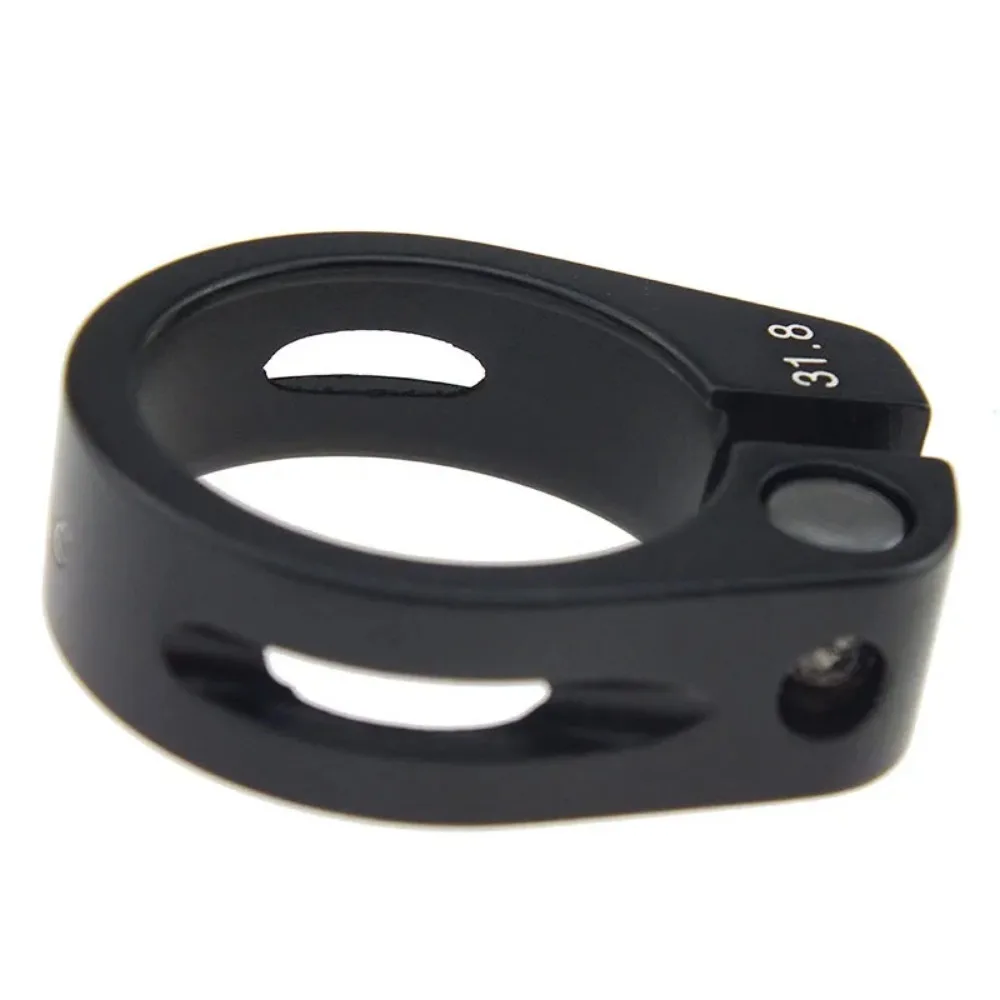 Pince de tige de selle de vélo réglable avec collier en alliage d'aluminium pour 31.8mm/34.9mm
