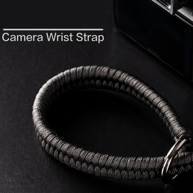 Braided Paracord Camera Wrist Strap & Hand Grip