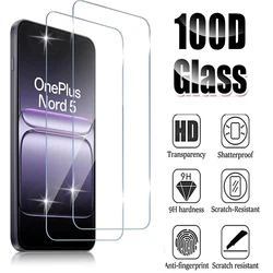Ultra - Clear HD Tempered Glass Screen Protector (2/4 Pack) for 2 Pieces (For OnePlus Nord 5)