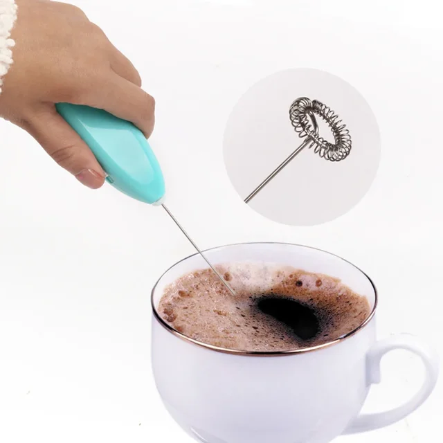 Montalatte elettrico Frullino per le uova Mini frullatore da cucina Macchina per schiuma di latte Frusta per panna Frullatore Schiumatore per latte Utensili per la casa e la cucina 4