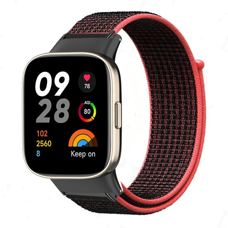 Women men band Nylon For Xiaomi Redmi Watch 3 Active Sports Women Men Wrist Strap Loop For Mi Watch Lite Redmi Watch 2