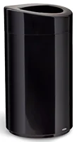 Modern Trash Can, Durable, Puncture-Resistant Stainless Steel, 14 Gallon, Black 1