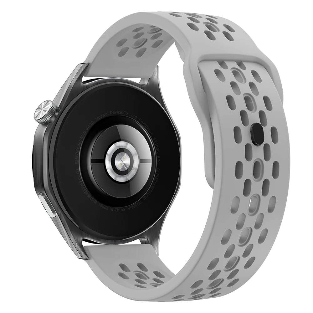 Sport Bracelet - Hollow Out Silicone Watchband Accessories, 22mm Strap