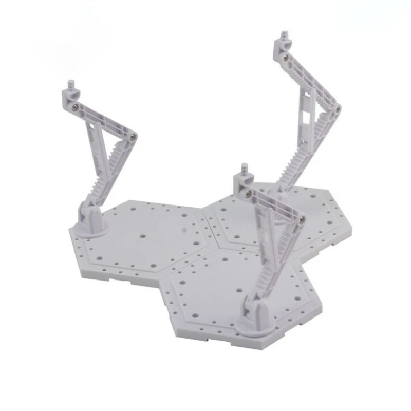 Plastic Action Base Stand 3 in 1 Display Support for MG HG RG Action Figure Model Dolls 5 Colors Model Display Base 1Pc action figure