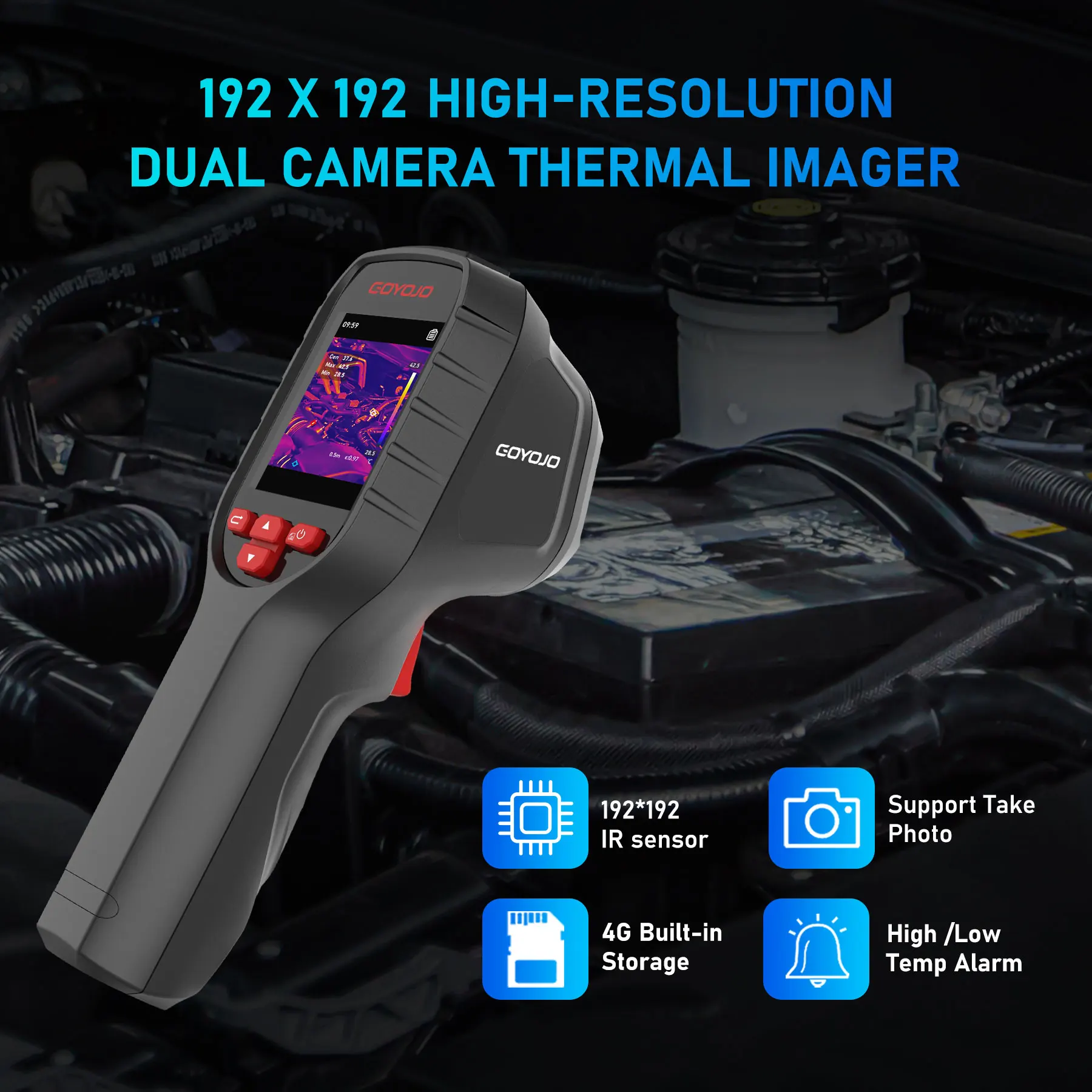 SuperIR192x192ThermalImagingCameraHandheldThermalImagerIdeal