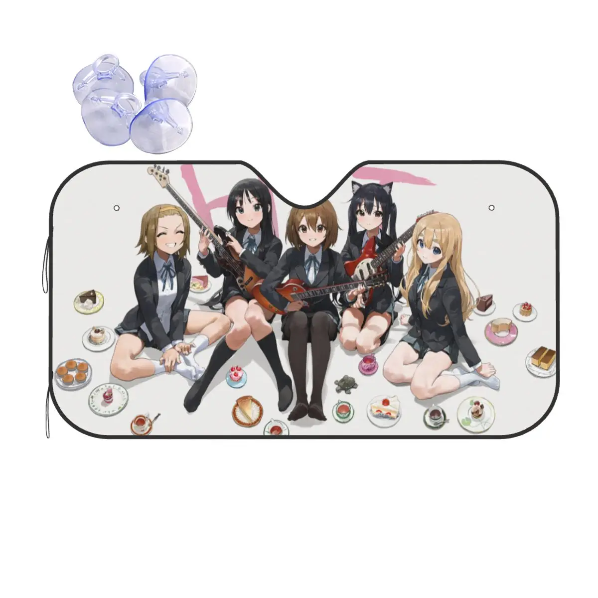 

K-On! Солнцезащитный козырек для лобового стекла, 76x140 см