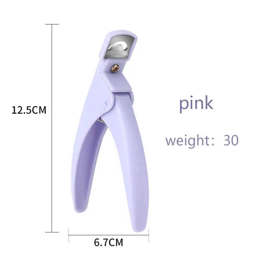 Tips Edge Cutters Professional Nail Art Clipper Special Type U Word False Colorful Guillotine Cut False Nail Knife Nail Tools