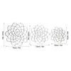 Bouquet Holder For Vase 3pcs Stainless Steel Flower Grid Fixer Floral Insert Ring Flower Art Decoration Flower Arranger Twist 6