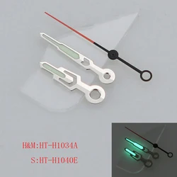 Enhanced Luminous Green Watch Hands (Silver Black Orange)