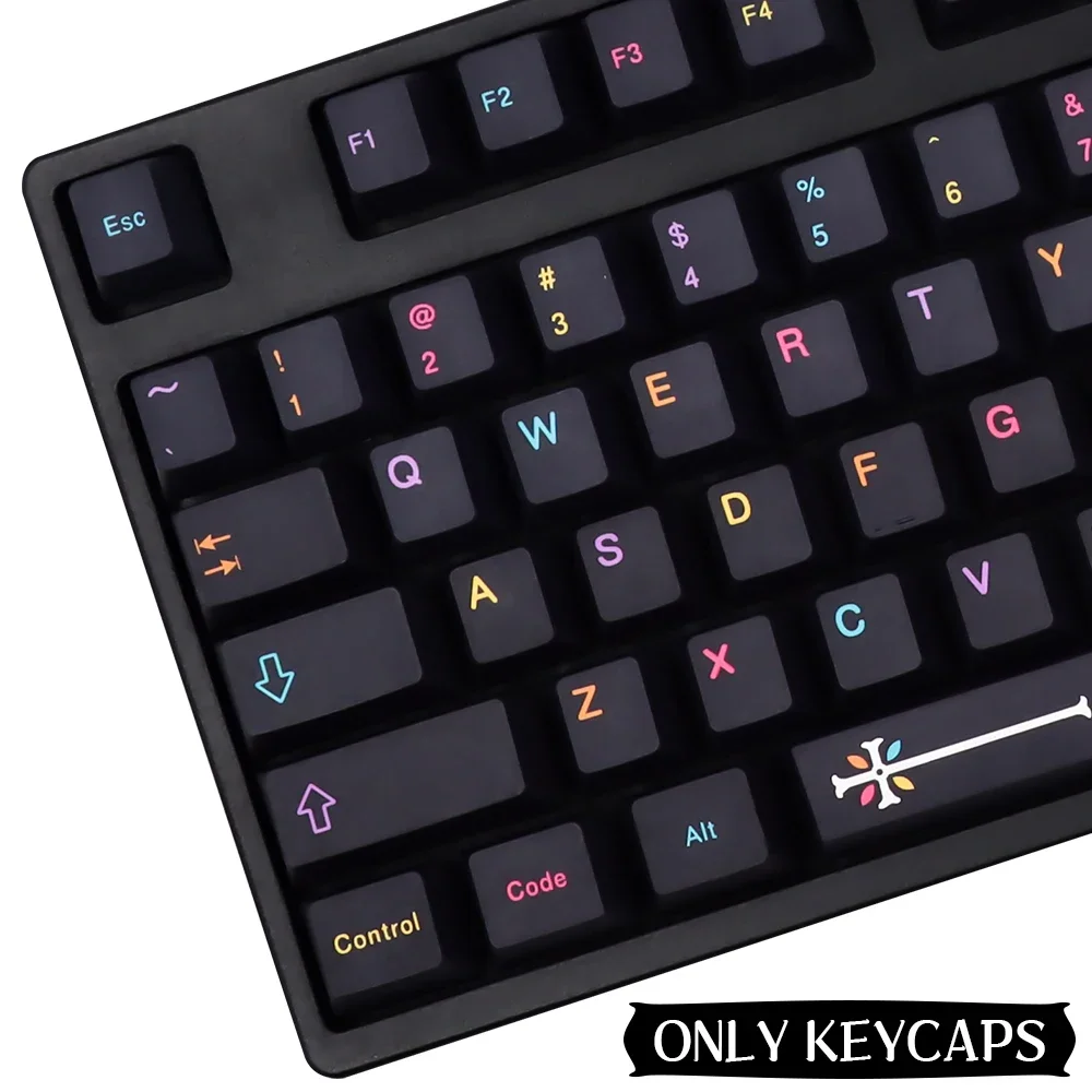 Gmk mictlán klon schwarz keycap mictlan keycap set kirsch profil 