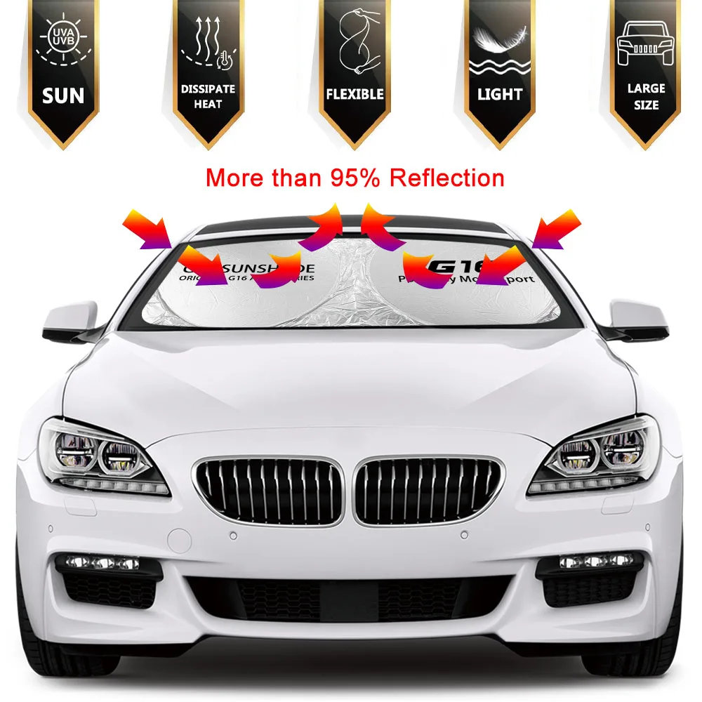 Auto Windshield Sunshade Cover For BMW G20 G30 G31 G01 G21 G05 G12 G15 G02 G07 G08 G11 G32 G38 G06 G14 G16 Auto Accessories