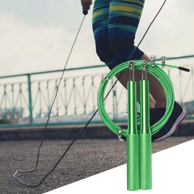 Corde à sauter réglable en acier pour Fitness de Skip Longueur 3m